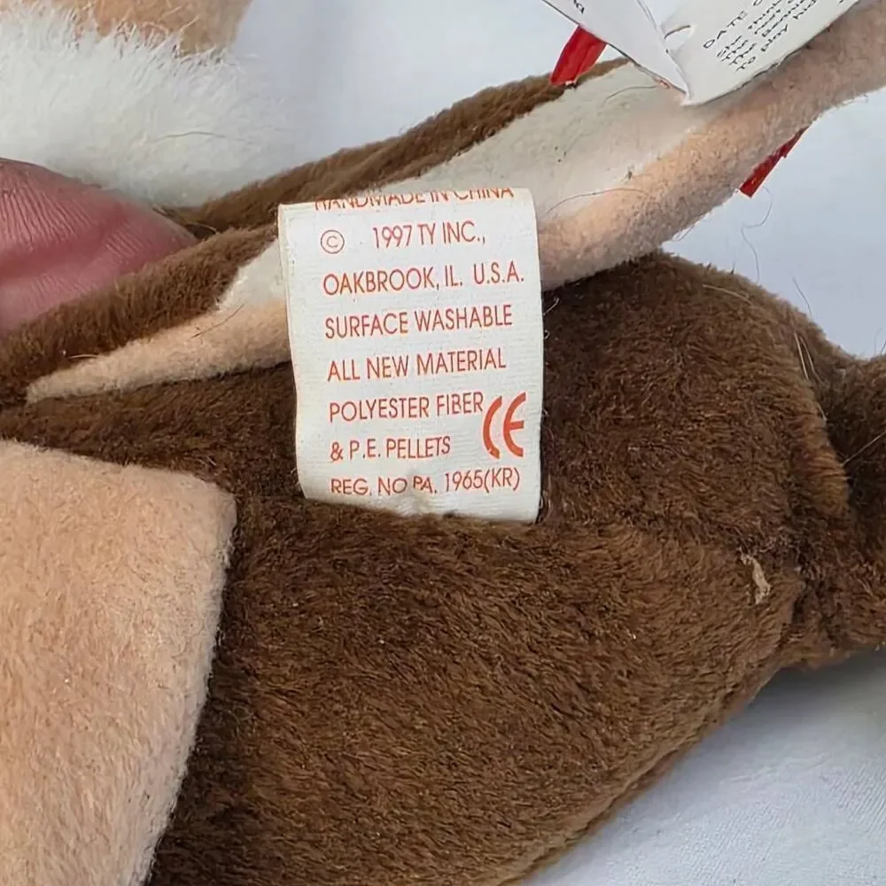 TY Beanie Baby Stretch Ostrich Plush 1997 with Tags